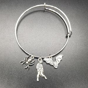 Spider Zombie Bat Halloween Bracelet